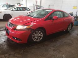 Honda salvage cars for sale: 2012 Honda Civic EXL