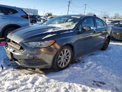 Salvage cars for sale from Copart Chicago Heights, IL: 2017 Ford Fusion SE