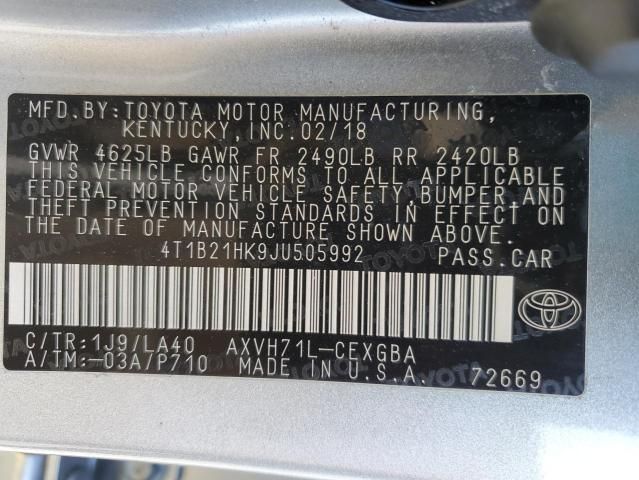 2018 Toyota Camry Hybrid