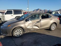 Salvage cars for sale at North Las Vegas, NV auction: 2019 Toyota Corolla L