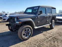 Salvage cars for sale at Hillsborough, NJ auction: 2020 Jeep Wrangler Unlimited Sahara