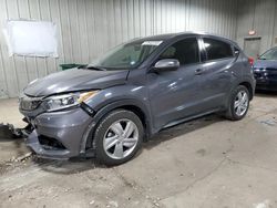 Salvage cars for sale at Franklin, WI auction: 2019 Honda HR-V EX