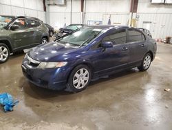 Salvage cars for sale at Franklin, WI auction: 2009 Honda Civic LX