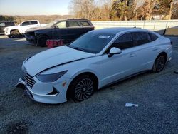 Salvage cars for sale at Concord, NC auction: 2022 Hyundai Sonata Hybrid