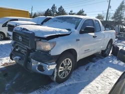 Toyota Tundra salvage cars for sale: 2008 Toyota Tundra Double Cab