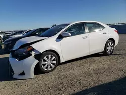 Carros salvage a la venta en subasta: 2018 Toyota Corolla L