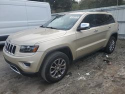 Salvage cars for sale at Savannah, GA auction: 2014 Jeep Grand Cherokee Limited