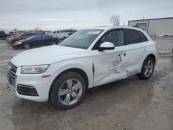 Salvage cars for sale from Copart Kansas City, KS: 2018 Audi Q5 Premium