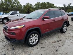 Salvage cars for sale at Houston, TX auction: 2016 Jeep Cherokee Latitude