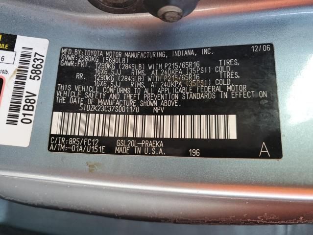 2007 Toyota Sienna CE