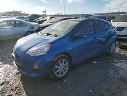 Salvage cars for sale at Cahokia Heights, IL auction: 2014 Toyota Prius C