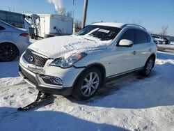 Salvage cars for sale from Copart Pekin, IL: 2017 Infiniti QX50