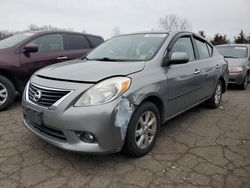 Salvage cars for sale at New Britain, CT auction: 2012 Nissan Versa S