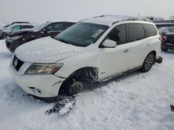 Salvage cars for sale at Wayland, MI auction: 2014 Nissan Pathfinder SV Hybrid