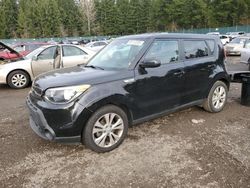 Salvage cars for sale at Graham, WA auction: 2015 KIA Soul +