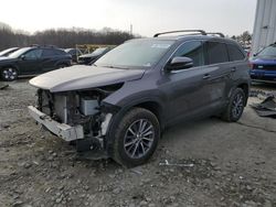 Salvage cars for sale from Copart Windsor, NJ: 2019 Toyota Highlander SE