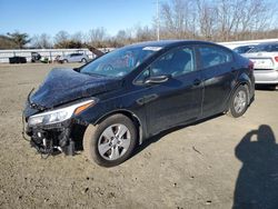 Salvage cars for sale at Windsor, NJ auction: 2017 KIA Forte LX