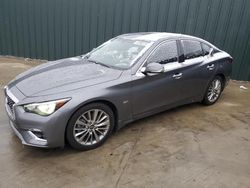 Salvage cars for sale at Augusta, GA auction: 2019 Infiniti Q50 Luxe