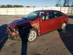 Salvage cars for sale at Dunn, NC auction: 2018 Ford Focus Titanium