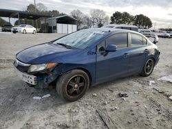 Salvage cars for sale at Loganville, GA auction: 2012 Honda Civic LX