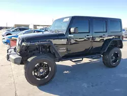 Salvage cars for sale at Grand Prairie, TX auction: 2011 Jeep Wrangler Unlimited Sport