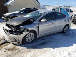 Salvage cars for sale at Northfield, OH auction: 2018 Hyundai Elantra SE