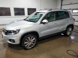 Salvage cars for sale from Copart Blaine, MN: 2012 Volkswagen Tiguan S