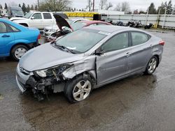 Salvage cars for sale at Woodburn, OR auction: 2013 Hyundai Elantra GLS