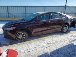 Salvage cars for sale at Dyer, IN auction: 2017 Ford Fusion SE