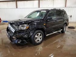 Honda salvage cars for sale: 2007 Honda Pilot EXL