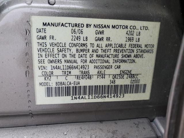 2006 Nissan Altima S