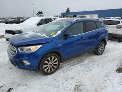 Ford Vehiculos salvage en venta: 2017 Ford Escape Titanium