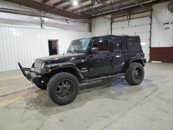 Salvage cars for sale at Marlboro, NY auction: 2017 Jeep Wrangler Unlimited Sahara