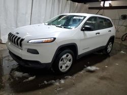 Salvage cars for sale at Ebensburg, PA auction: 2017 Jeep Cherokee Sport