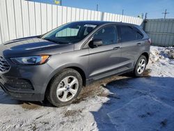 Salvage cars for sale at Lansing, MI auction: 2021 Ford Edge SE