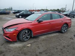 Salvage cars for sale at Homestead, FL auction: 2022 Hyundai Sonata SEL Plus