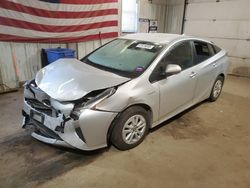 Salvage cars for sale from Copart Lyman, ME: 2017 Toyota Prius