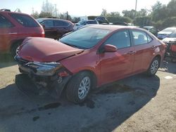 Salvage cars for sale at San Martin, CA auction: 2017 Toyota Corolla L