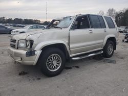 Salvage cars for sale at Dunn, NC auction: 2000 Isuzu Trooper S