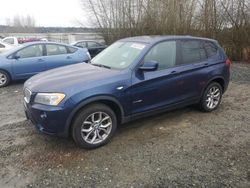 BMW x3 xdrive28i salvage cars for sale: 2013 BMW X3 XDRIVE28I