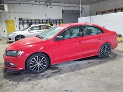 Volkswagen salvage cars for sale: 2016 Volkswagen Jetta Sport