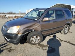 Salvage cars for sale at Fresno, CA auction: 2003 Honda CR-V EX