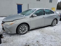 Salvage cars for sale from Copart Cookstown, ON: 2015 Toyota Camry LE