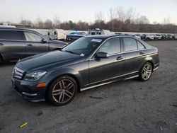 Salvage cars for sale at Assonet, MA auction: 2013 Mercedes-Benz C 300 4matic