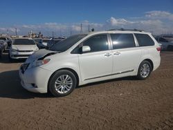 Salvage cars for sale at Phoenix, AZ auction: 2017 Toyota Sienna XLE