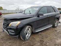 Salvage cars for sale at Houston, TX auction: 2013 Mercedes-Benz ML 350 4matic