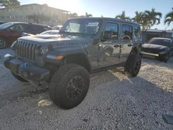 Jeep Vehiculos salvage en venta: 2022 Jeep Wrangler Unlimited Rubicon 4XE