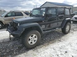 Jeep salvage cars for sale: 2008 Jeep Wrangler Unlimited X