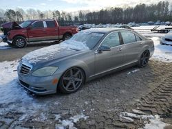 Mercedes-Benz salvage cars for sale: 2011 Mercedes-Benz S 550 4matic