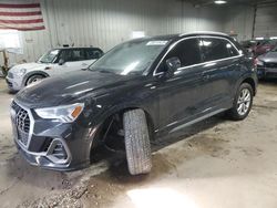 Salvage cars for sale at Franklin, WI auction: 2021 Audi Q3 Premium Plus S Line 45